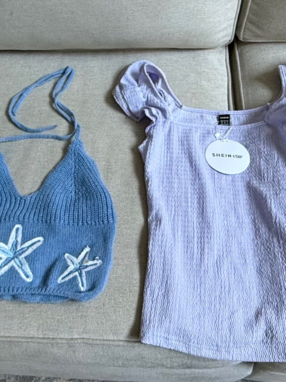 Bag of 13 SHEIN XS summer shirts